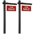 thumbnail image 1 of Gymax 2PCS 6' UPVC Real Estate Sign Post Open House Yard Home for Sale W/Stake, 1 of 10