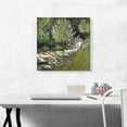 thumbnail image 2 of ARTCANVAS Horseneck Falls Greenwich Connecticut Canvas Art Print by John Henry Twachtman - Size: 18" x 18" (1.50" Deep), 2 of 9