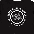 thumbnail image 4 of Inktastic Life Freedom Diversity Black History Month Badge with Tree Boys or Girls Long Sleeve Toddler T-Shirt, 4 of 5