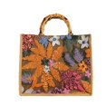 thumbnail image 1 of Bolsos Sackcloth Bolsas Playa Bambú Lentejuelas Gran Capacidad, 1 of 9