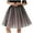 Black, variant on Lovskoo Womens Pleated Tulle Petticoat Tutu Puffy Skirt Trendy Fluffy Gauze Half Skirt Ballet Dance Underskirt Black