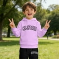 thumbnail image 4 of Autumn Winter Girls' 2-Piece Hoodie Pullover & Sweatpants Set – Long Sleeve Casual Outfit with Letter Print, Hooded Toddler Fall Winter Wear, 4 of 6