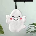 thumbnail image 3 of Toalla Mano 2 Fantasma Halloween Bordado Lujo Premium (fantasma Feliz) Rojo, 3 of 9