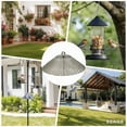thumbnail image 4 of Rewenti Bird Feeder Rain Guard Large Waterproof Clear Shield Squirrel Cover Dome Protector, 4 of 5