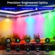 thumbnail image 2 of Luces para Exterior MFROO 45 metros con 72 LEDs RGB+IC Impermeables IP67, 2 of 7