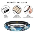 thumbnail image 5 of Uemuo Fantasy Treehouse Planet Scene Printed Car Elastic Steering Wheel Cover - Universal Car Accessory for Diverse Cars Anti-Slip, and Comfortable- 15", 5 of 8