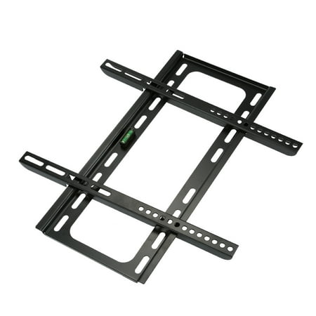 HDTV Wall Mount TV Flat Panel Fixed Mount Flat Screen Bracket with Max 400 * 400 VESA Compatibility and Max.110lbs Loading Capacity for 32