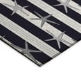 thumbnail image 5 of Addison Rugs Indoor/ Outdoor Surfside Starfish Stripes Washable Rug New Midnight - 5' x 7'6", 5 of 7