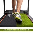 thumbnail image 3 of Merax Tapis Roulant Électrique Pliable - Machine de Course et de Jogging Motorisée avec Haut-Parleurs pour Usage Domestique, 12 Programmes Préréglés (Noir), 3 of 5