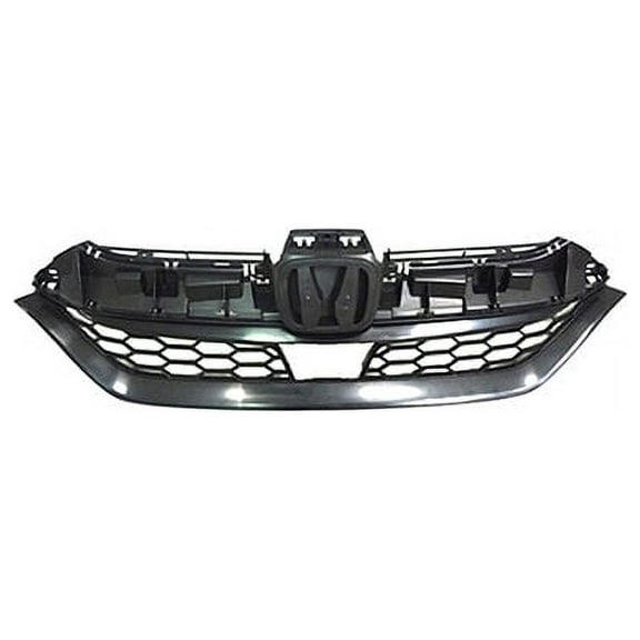 Front Grille Assembly - Matte Black - Compatible with 2017 - 2019 Honda CRV EX EX-L TOURING) 2018