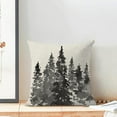 thumbnail image 4 of Watercolor Black Tree Pillow Covers 16 X 16 Inch Set of 2, Nature Themed Christmas Winter Throw Pillow Covers Rustic Forest Pillowcase Decor for Couch Sofa Home Outdoor, 4 of 6