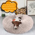 thumbnail image 6 of Sanmadrola Dog Bed for Small Dogs, 20inch Calming Dogs Bed & Cat Dog, Washable-Round Cozy Soft Pet Bed for Puppy and Kitten, Donut Cuddler Round Dog Bed, Fits up to 15 lbs Pets, Gray Coffee, 6 of 11