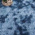 thumbnail image 6 of SAFAVIEH Rainbow Jaki Abstract Shag Area Rug, Blue, 8' x 10', 6 of 10