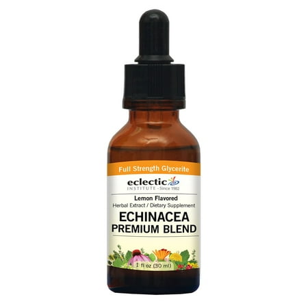 - Echinacea Premium Blend-Lemon No Alcohol Glycerite Eclectic Institute 1 oz Liquid