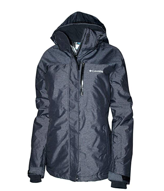 columbia omni heat black jacket