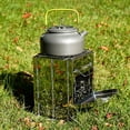 thumbnail image 3 of Foldable Camping Wood Stove, Outdoor Wood Burning Stove with Integrated Mini BBQ Grill, 304 Stainless Steel Portable Stove for Picnic Hiking Backpacking, 3 of 9