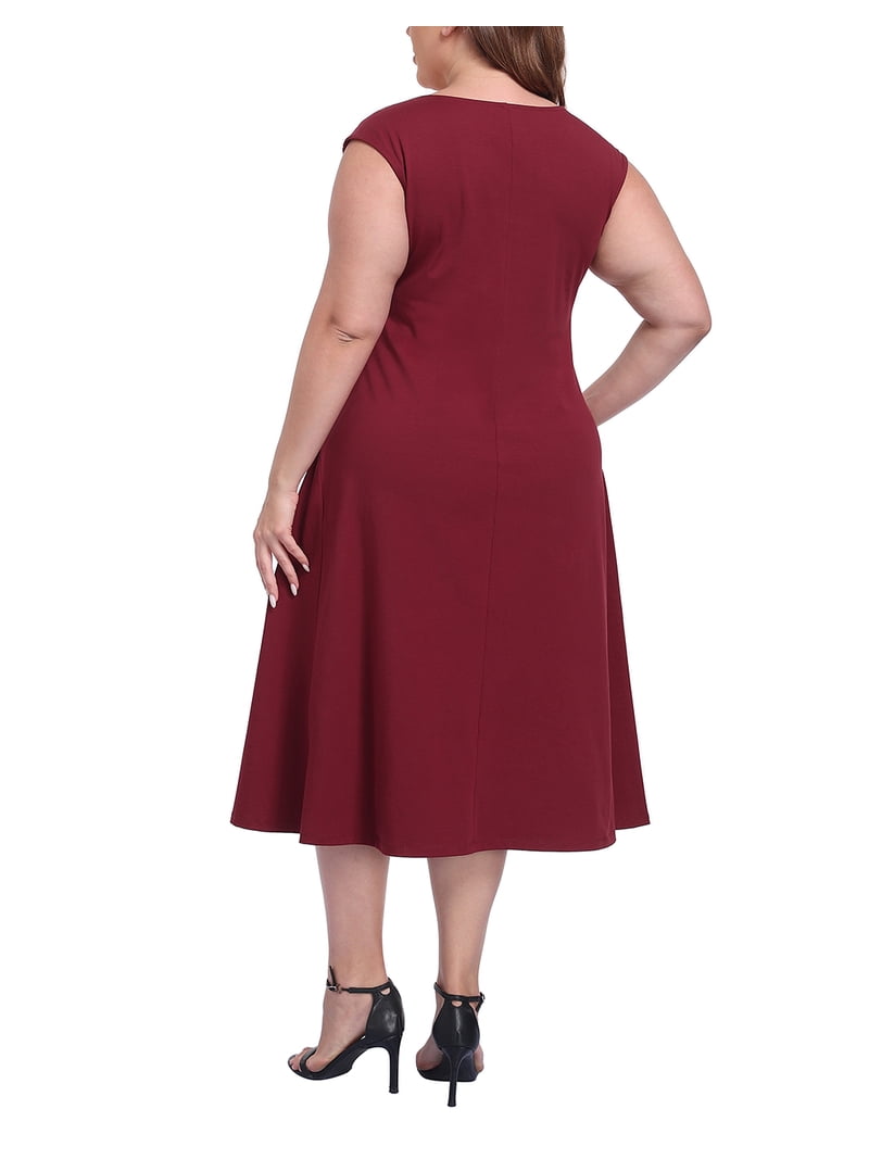 maroon a line dress for women Stunning Women Evening Dress Burgundy A Line Criss Cross Lycra Spandex Formal Dinner Dresses