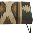 thumbnail image 5 of DecMode Metal Tribal Bench with Metal Hairpin Legs, Multi Colored, 5 of 8