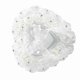 thumbnail image 5 of Caja romántica para anillos de boda con forma de corazón, decoración con diamantes de imitación rosas, cojín para anillos (blanco), 5 of 15