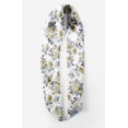 thumbnail image 2 of Bimba White Polo Rose Floral Printed Pure Silk Scarf For Hair Neck Head Bandanas For Women 40 x 40 Inches, 2 of 6