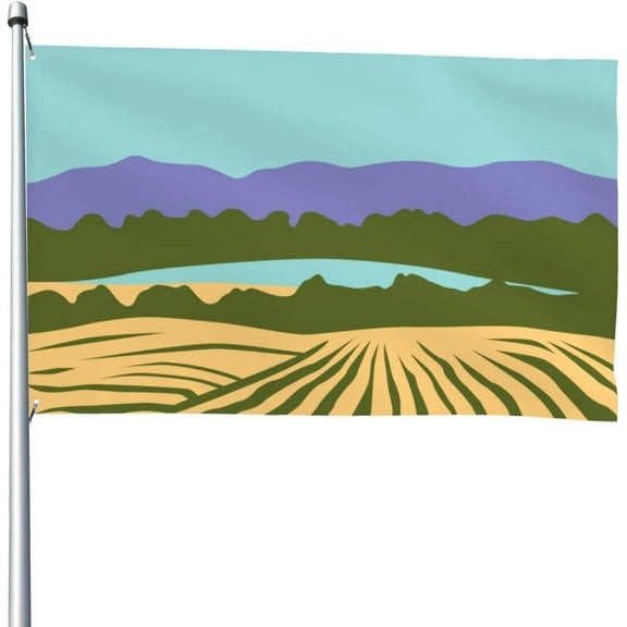Heavy Duty Flag Of Monkton, Vermont Flag 4x6 Ft Durable Outdoor Banner Home Party Welcome Flag Patio Decor Flag