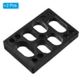 thumbnail image 3 of Unique Bargains Skateboard Riser Pads, 2pcs 3x2' Skateboard Angled Wedge Pads, Black, 3 of 5