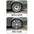 thumbnail image 4 of 16in Hubcaps, 4 Pcs ABS Universal Fit Snap On R16 Wheel Rim Covers for Most Cars Truck SUV, 4 of 7