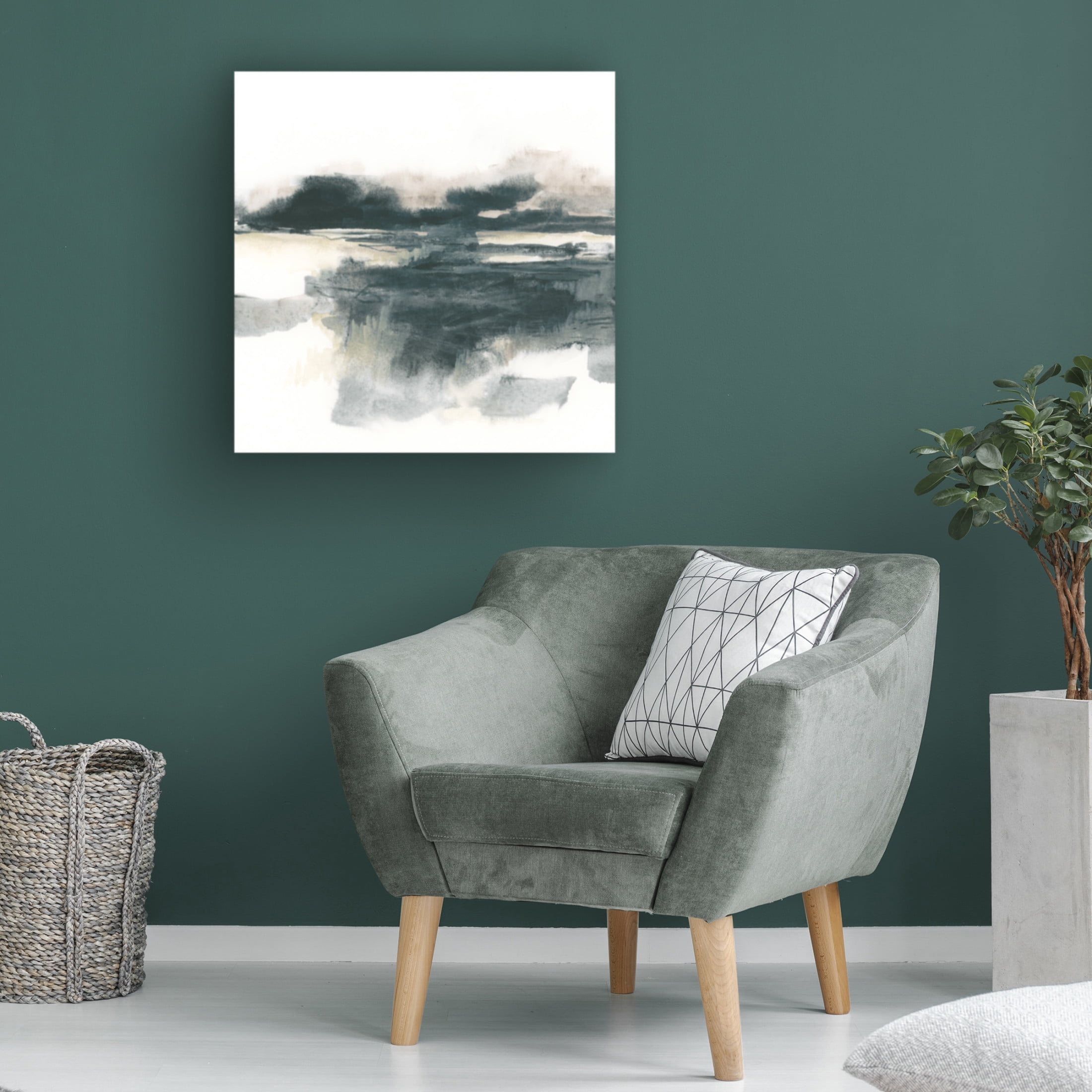 Trademark Fine Art June Erica Vess  Obsidian Field I Canvas Wall Art
