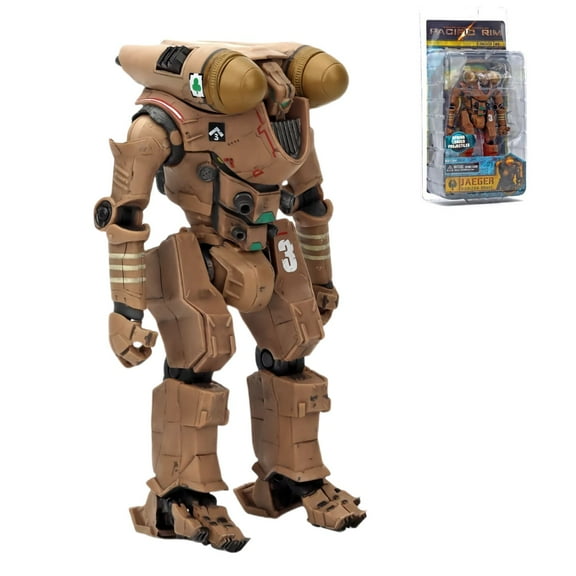 Pacific Rim Horizon Brave 7" Articulated Action Figure, Battle-Damaged Movie Replica with Display Stand