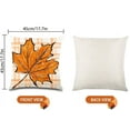 thumbnail image 2 of 1Pc/4Pcs Fall Pillow Covers Decoration, Farmhouse Pumpkin Maple Leaves Thanksgiving Fall Throw Pillows Cushion Case Couch Decor for Autumn Home Outdoor Decorations, 18X18Inch, 2 of 7