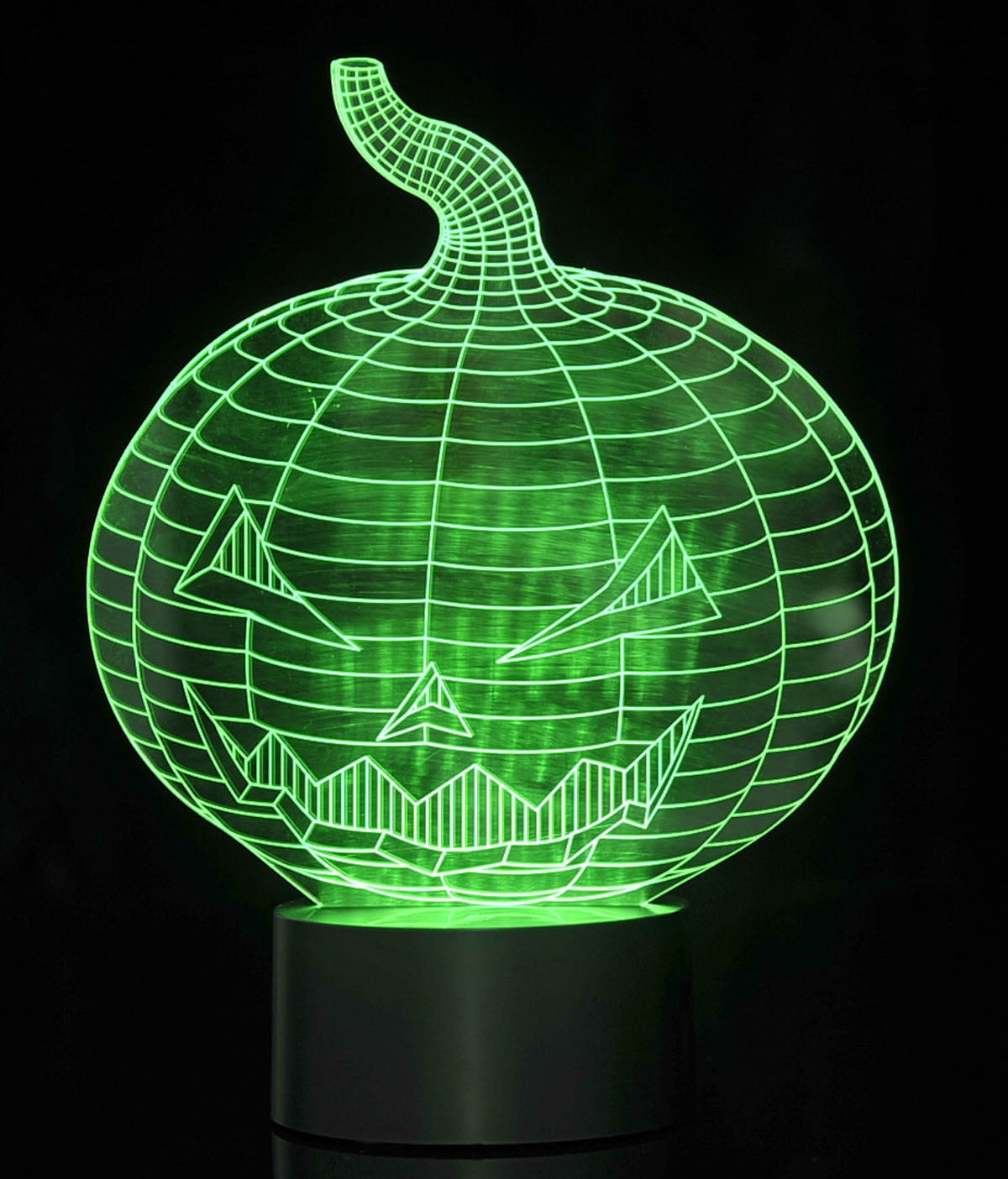 Board No More! 3D Pumpkin Laser Cut Precision LED Lights
