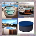 thumbnail image 6 of COVERS&ALL Round Hot Tub/Spa Cover 18 Oz Waterproof - 100% Weather Resistant Outdoor Round Spa Cover with Elastic for Snug Fit (84"(Dia) x 14"(H), Blue), 6 of 6