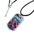 thumbnail image 2 of Superman Fortress of Solitude Military Dog Tag Pendant Necklace with Cord, 2 of 5