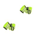 thumbnail image 3 of Greeniant 2 Pieces Reflective Wristband Elastic Adjustable Strap Reflector Arm Walking Band Cycling Reusable Wrist Jogging Running 2piezas, 3 of 6