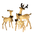 thumbnail image 4 of 1.25m Removable Christmas Light Iron Deer Craft Elk Reindeer Decoration Ornaments Navidad Scene Props Shopping Mall Window Decor, 4 of 5