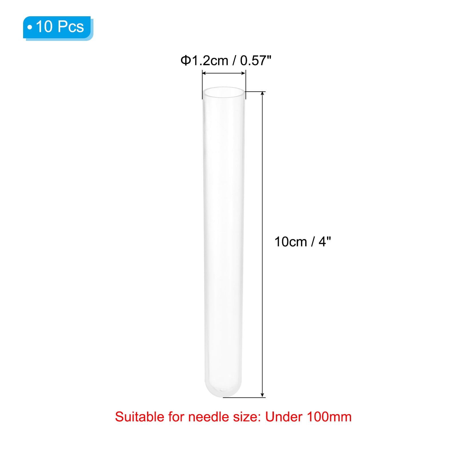 Unique Bargains Portable Plastic Sewing Needle Storage Holder Blue 4"