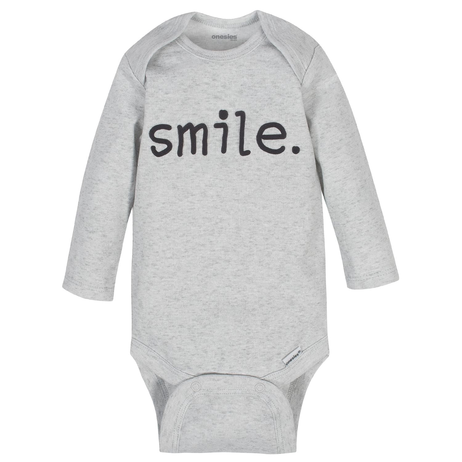 Onesies Brand Baby Boy or Girl Gender Neutral Long Sleeve Bodysuits Set, 6-Pack