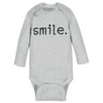 thumbnail image 2 of Onesies Baby Boy or Girl Long Sleeve Bodysuits Set, Assorted Colors, 6-Piece, 2 of 9
