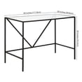 thumbnail image 5 of Evelyn&Zoe Draper 44" Wide Rectangular Writing Desk in Blackened Bronze, 5 of 7