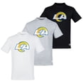 thumbnail image 1 of NFL Paquete de 3 Playeras Los Angeles Rams para Hombre, Talla Mediana, 1 of 4