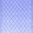 thumbnail image 1 of Ahgly Company Machine Washable Indoor Square Solid Blue Modern Area Rugs, 6' Square, 1 of 4