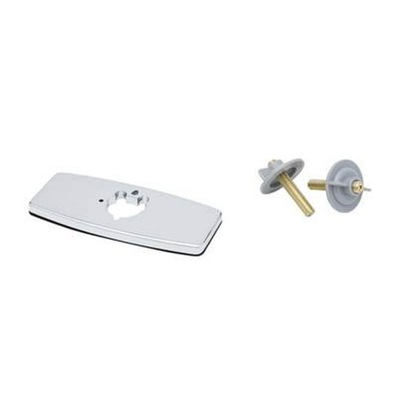 T&S Brass - 4'' c/c Forged Deck Plate, Chrome Plated