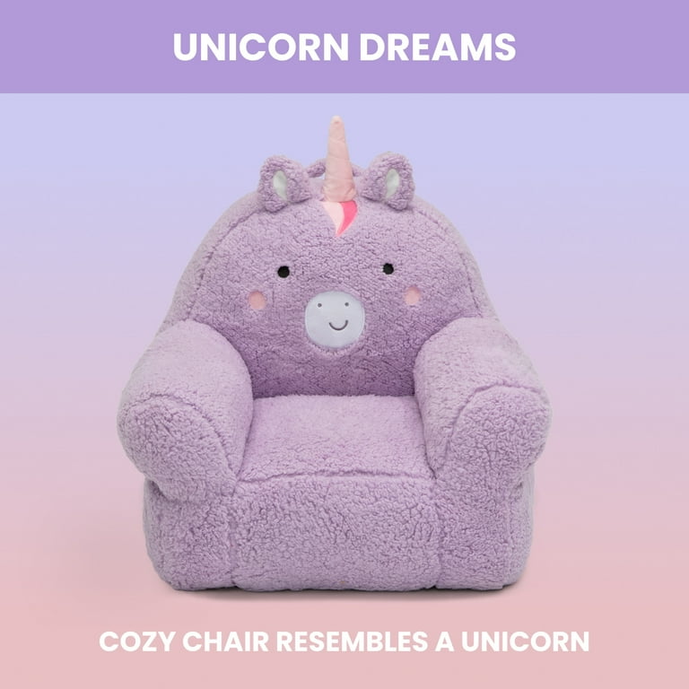 Delta Children Unicorn Cozee Buddy Chair, Purple - Walmart.com