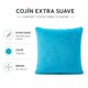 thumbnail image 5 of Cojines Decorativos Extra Suaves 40 Cm X 40 Cm Set De 2 Piezas Azules, 5 of 7