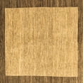 thumbnail image 1 of Ahgly Company Indoor Square Abstract Brown Modern Area Rugs, 6' Square, 1 of 4