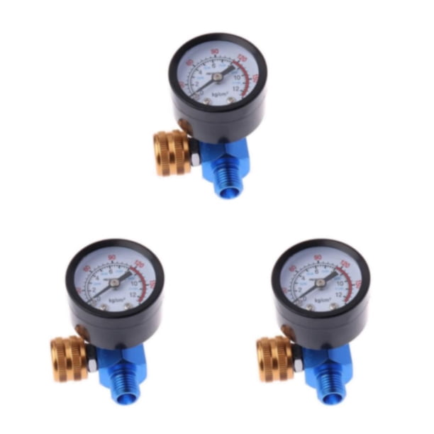 Riwesomey Universal G1/4 Regulator Vehicle 0-11Bar Dual Gauge Automotive Accessories Control Switch Pressure Air Units Compressor Type1
