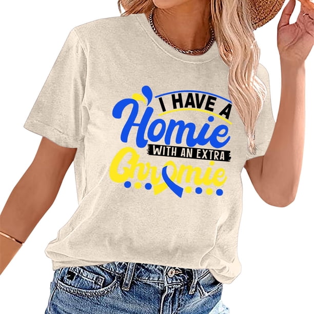 Camiseta con estampado de letras inspiradoras para la concienciación femenina - Diseño de educación especial - Tallas S-XXL