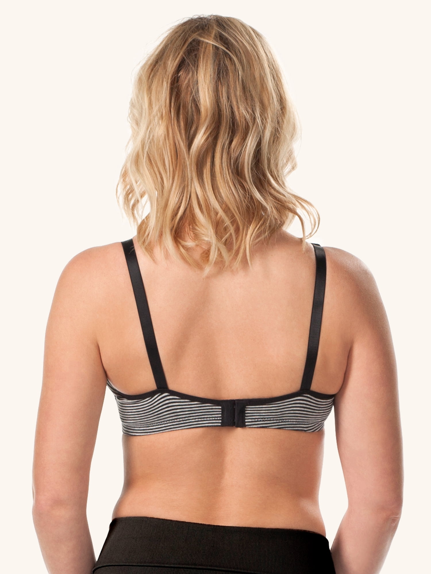 Leading Lady, The Uma, Wireless Nursing Bra, Unpadded, Postpartum Breastfeeding, Nursing Clips, Inner Sling, Cotton, 2 Pack (Women's)