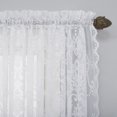 thumbnail image 4 of No. 918 Ariella Floral Lace Rod Pocket Curtain Panel, 58"x84", White, 4 of 5