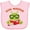 AD-Pink, variant on Inktastic Book Monster Boy Boys or Girls Baby Bib